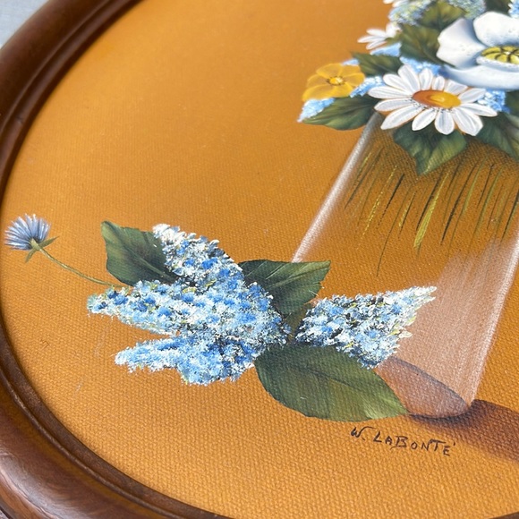 Vintage Floral Painting - Picture 5 of 6